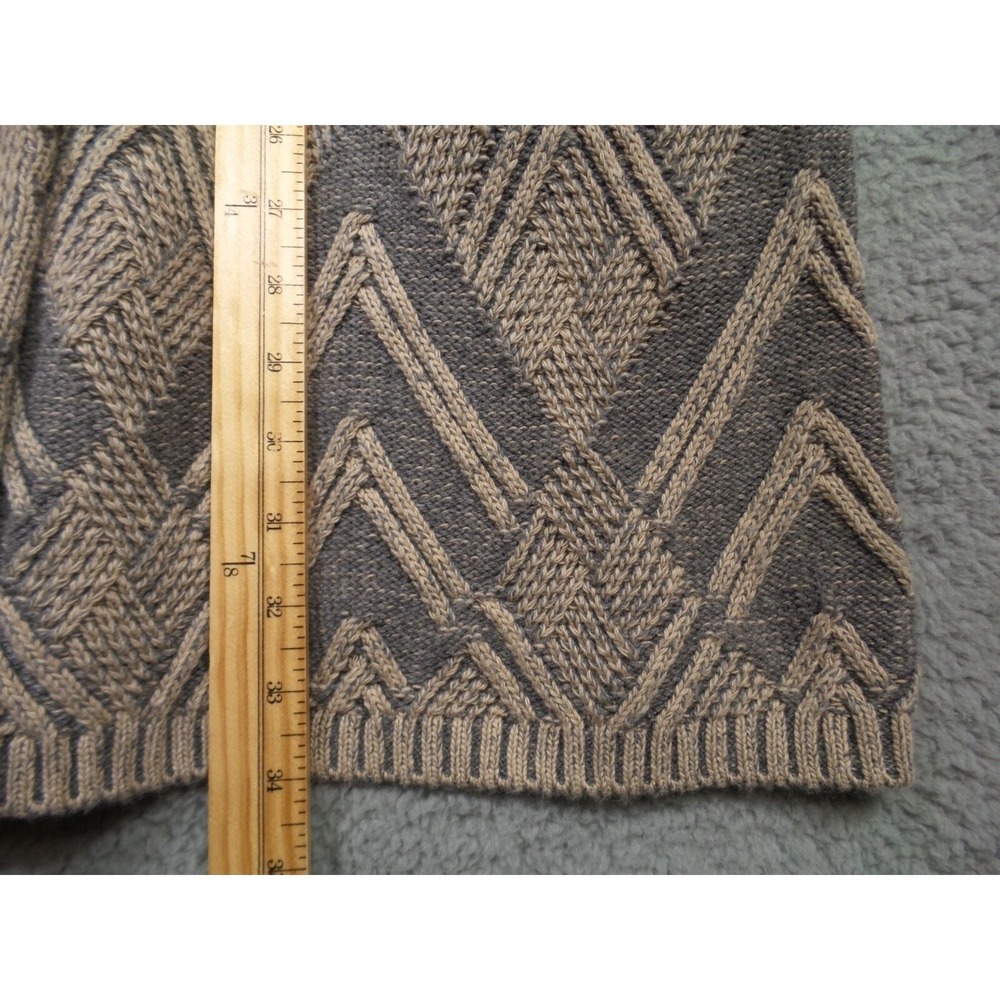 Soft Surroundings Sweater Womens Size Medium Beige Gray Open Front Cardigan NWT - Picture 12 of 15